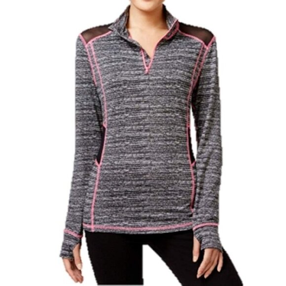 Material Girl Juniors Size XL Active Space-Dyed Illusion Jacket Retail $39.50 - Picture 1 of 5